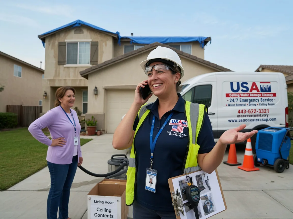 Ceiling Water Damage Restoration Gans, OK FAQs